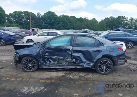 2016 Toyota Corolla S Plus from USA, damaged, VIN 2T1BURHE4GC592438